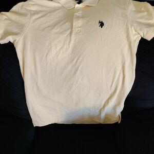 U.S. Polo Assn. Yellow Polo Shirt Classic Design Men's/Women's